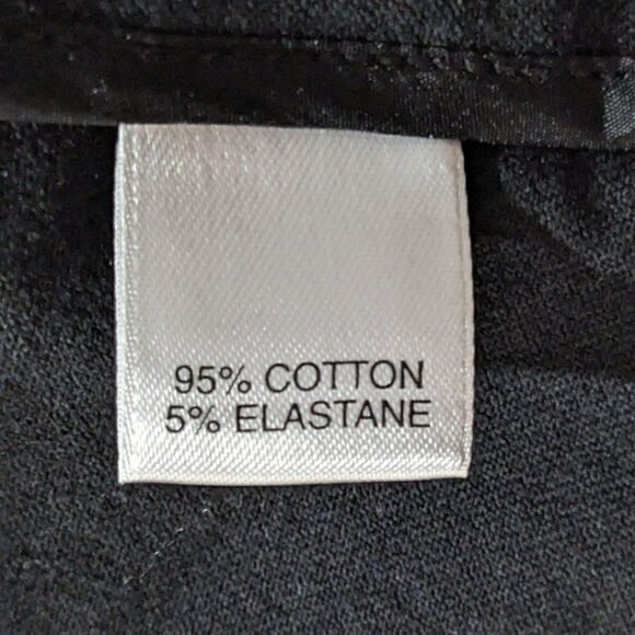 St. John Sport Double Breasted Asymmetric Big Collar Coat Black Jacket Size M - Picture 13 of 13